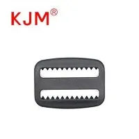 プラスチック製の歯付き滑り止めスライドストラップアジャスター