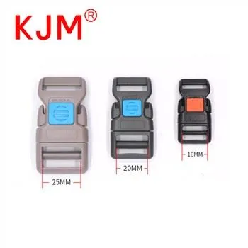 首輪用ロック付きサイドリリースバックル