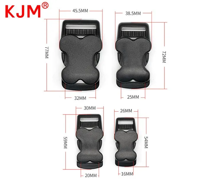 Bone-Type Plastic Buckle For Pet Collar
